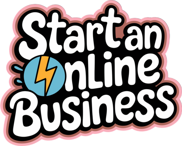 start an online business logo